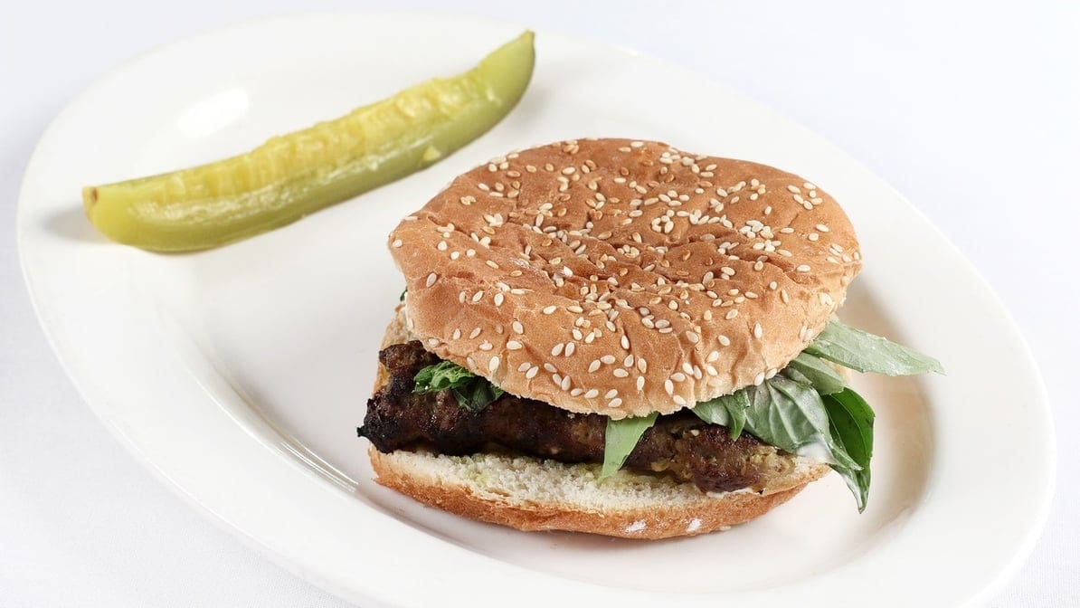 Mediterranean Burger.